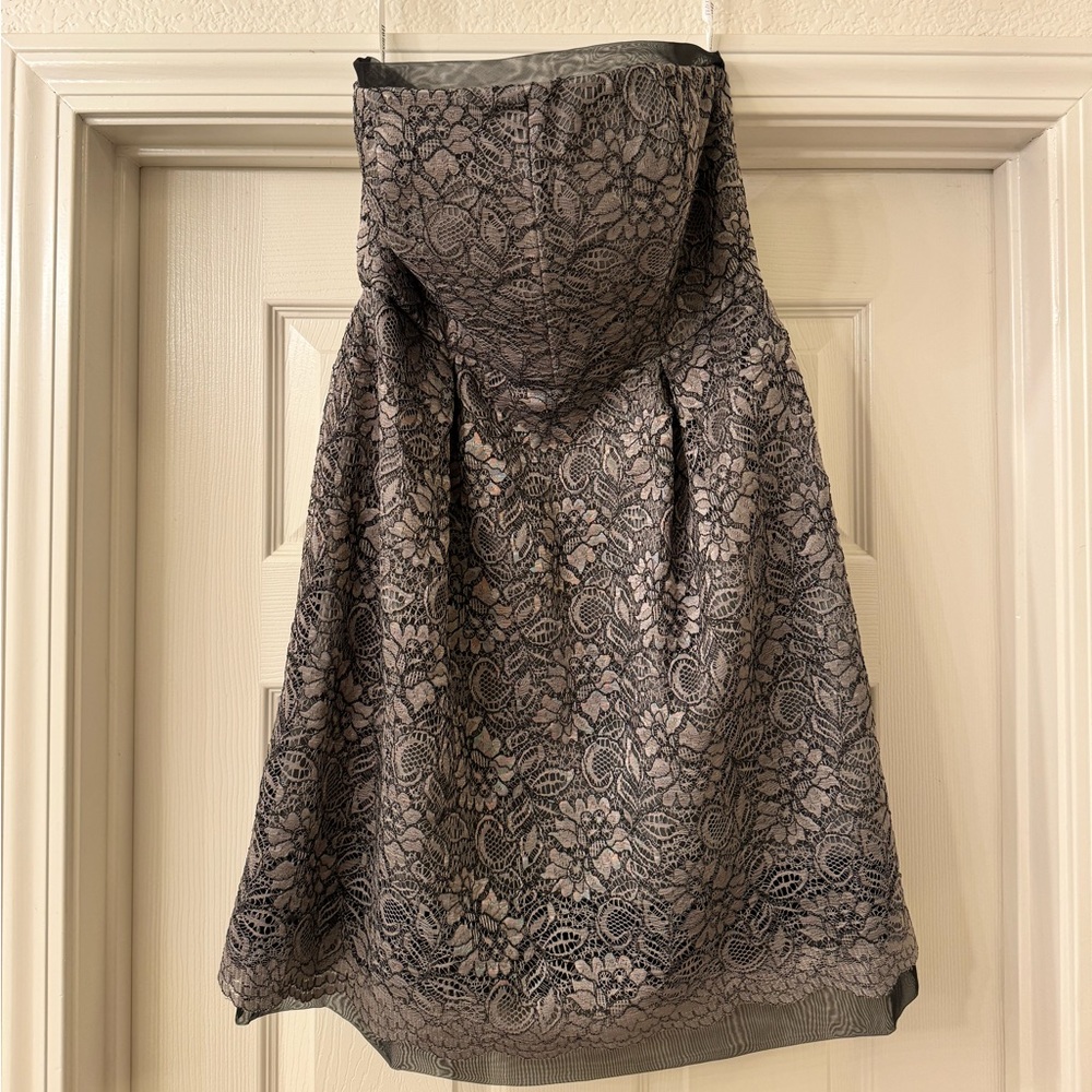 Brand New Size 8 Color: Mercur, DIM W10 Gray Dress from David’s Bridal
